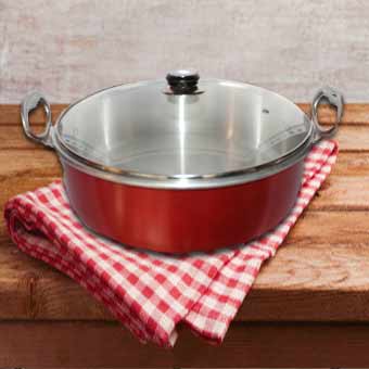 Arrocera de Acero Inoxidable con Tapa