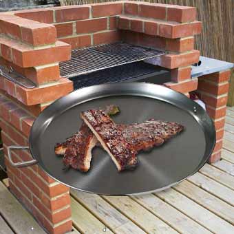 Comal de Redondo de Acero Inoxidable