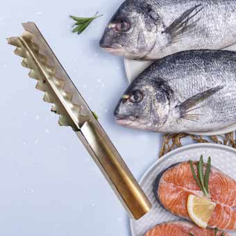 Descamador de Pescado de Acero Inoxidable