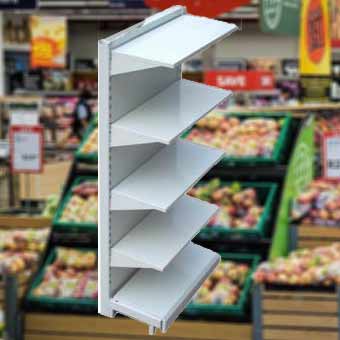 Góndola de Pared con Entrepaños