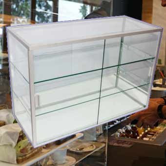 vitrina exhibidora para pan o pasteles